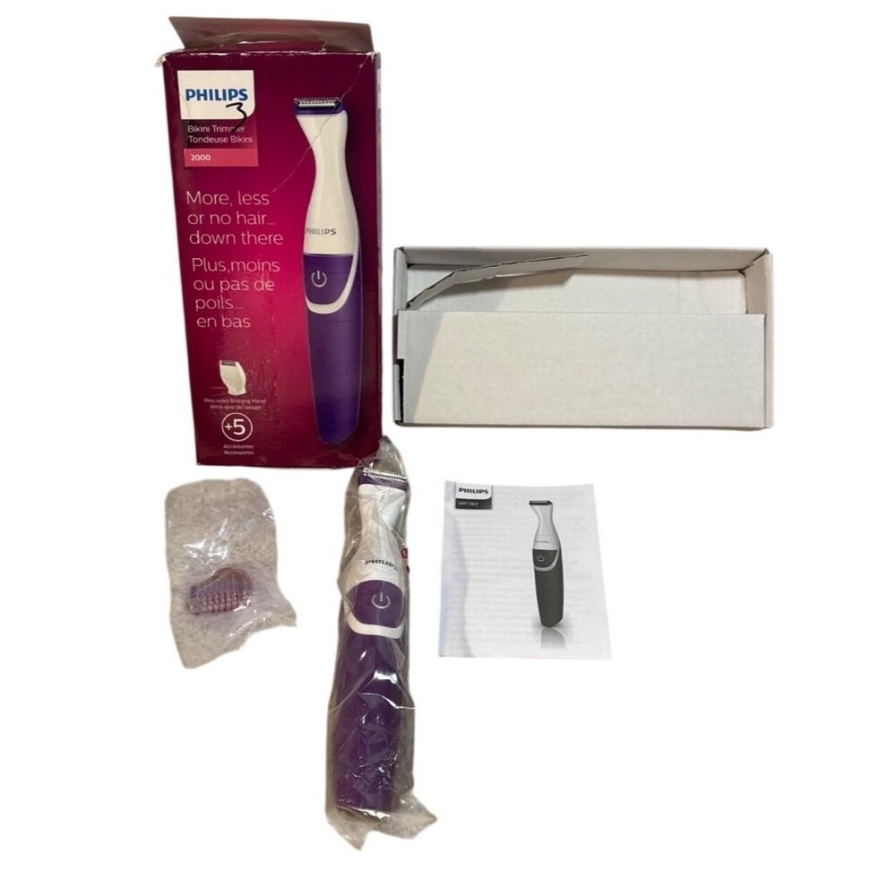 Philips Bikini Trimmer 2000 With Precision Head & Accessories READ